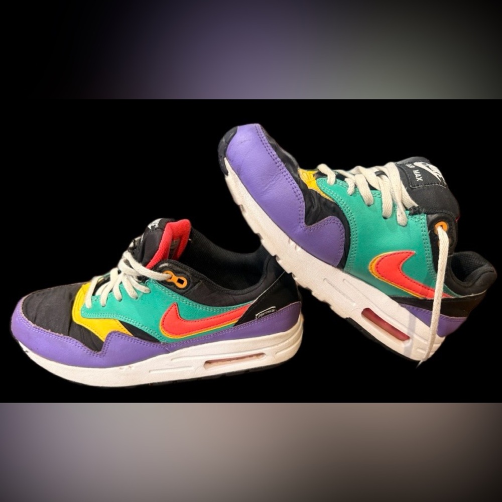Nike Air Max 1 Game Change Black Kinetic Green (GS) - US 7Y UK 6 (EU 40)